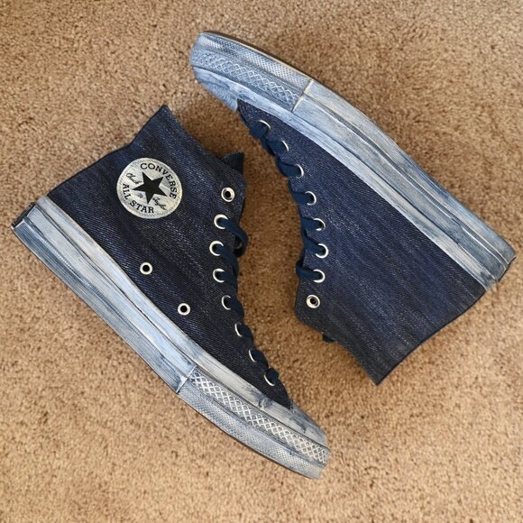 Converse Chuck 70 Overdyed Linen - Blue - Picture 1 of 7